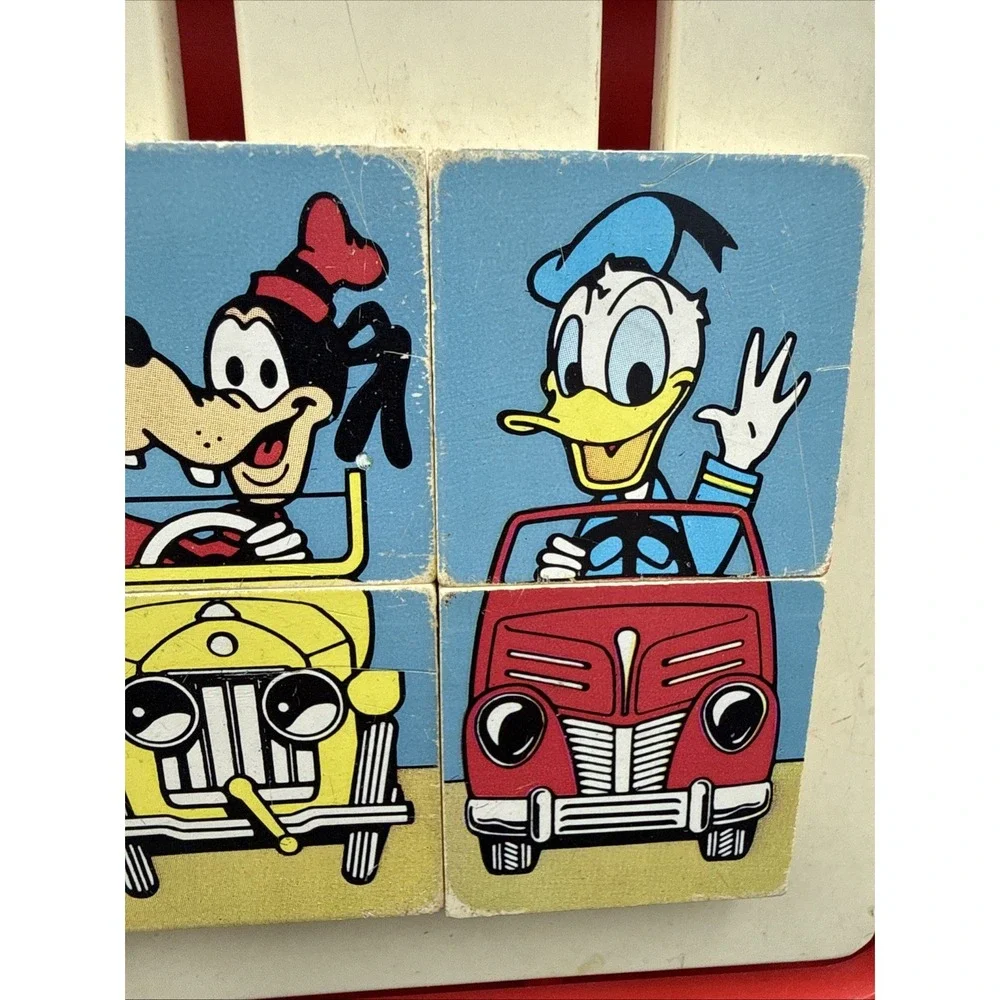 Vintage Child Guidance Mickey Goody Donald Busy Puzzle 1979